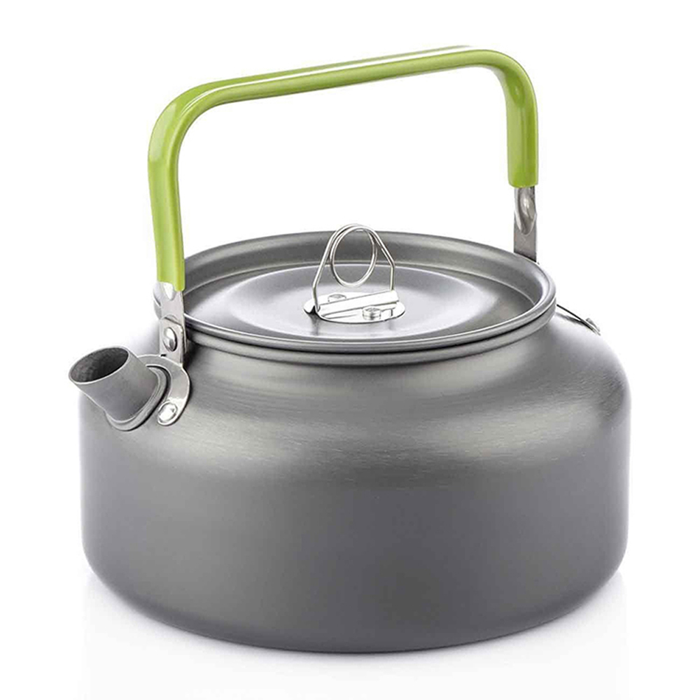 Coffee Equipment Camping - ポータブル屋外ウォーターケトルウォーターポットティーポットコーヒーポット屋内アルミ合金ティーケトル屋外キャンプハイキングピクニックポット