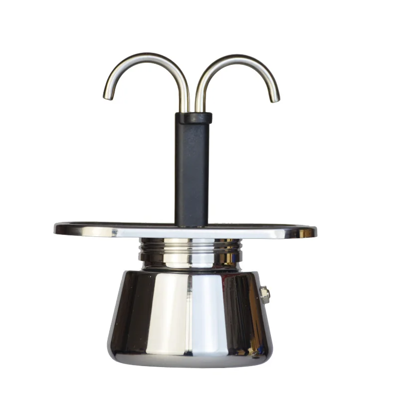 Coffee Equipment Brands - ステンレス鋼のミニ鍋,二重管,イタリアのコーヒーメーカー,家電,200ml, 304