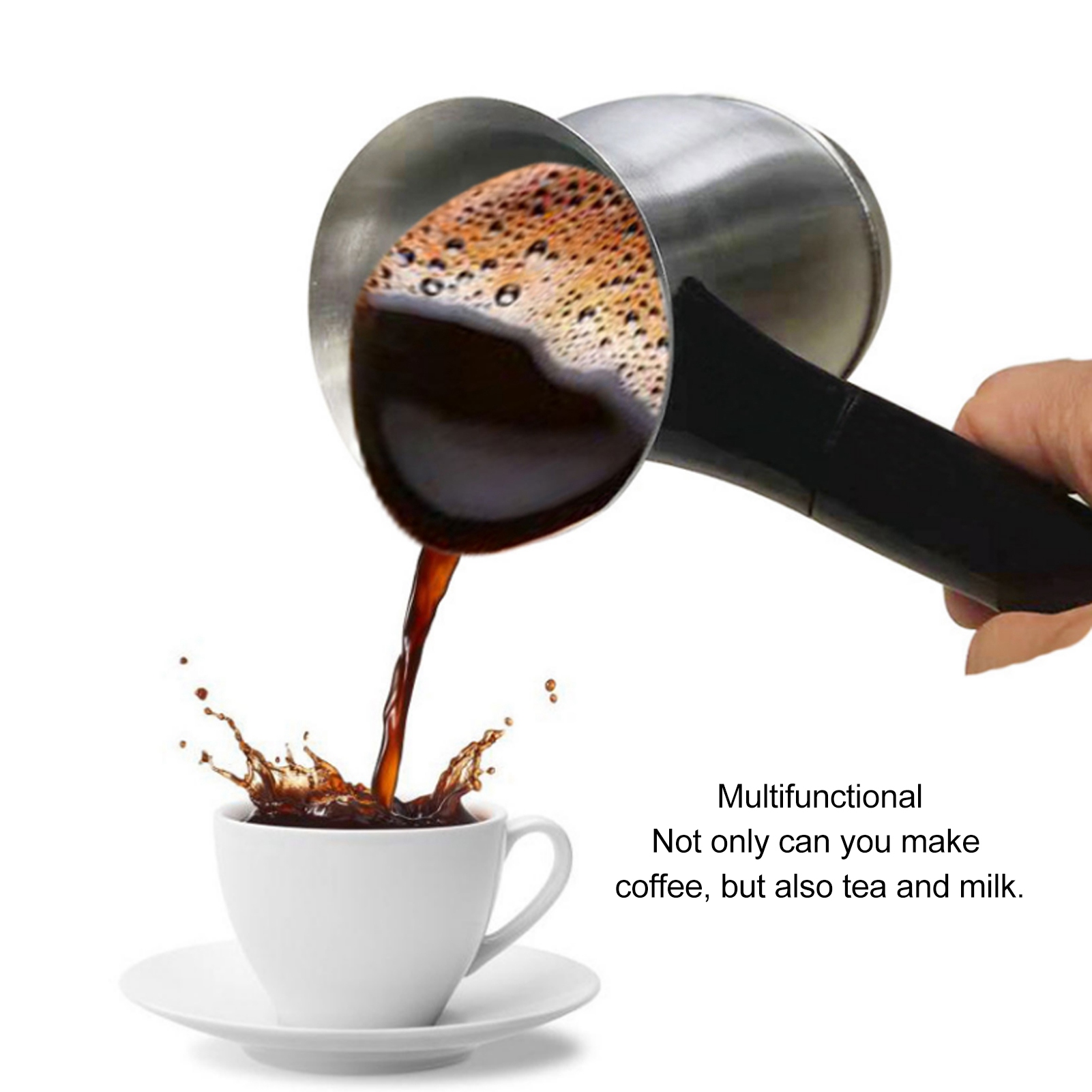 Coffee Equipment Camping - ステンレス鋼電気コーヒーマシン,600ml, 110v