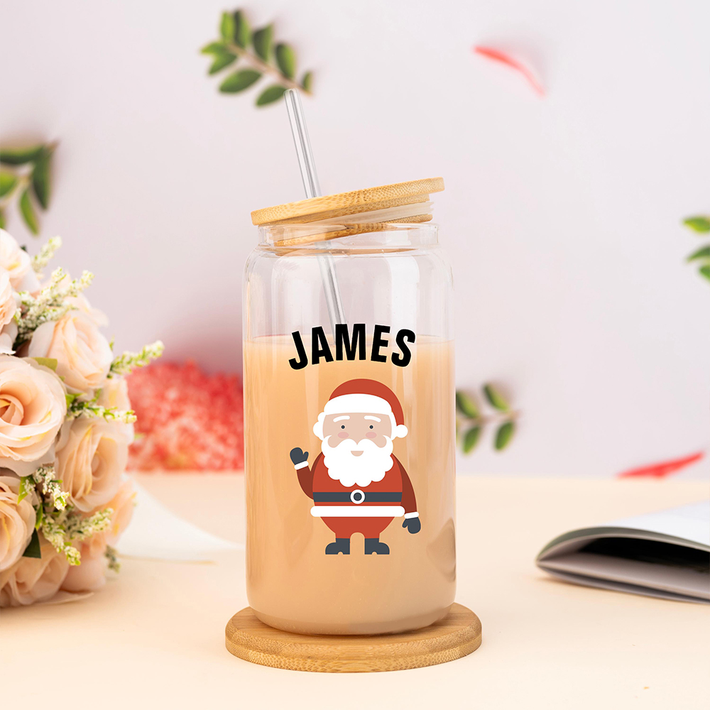 クリスマスカスタマイズドリンクグラスコーヒーウォータージュー - Coffee Equipment Gift のレビューと価格