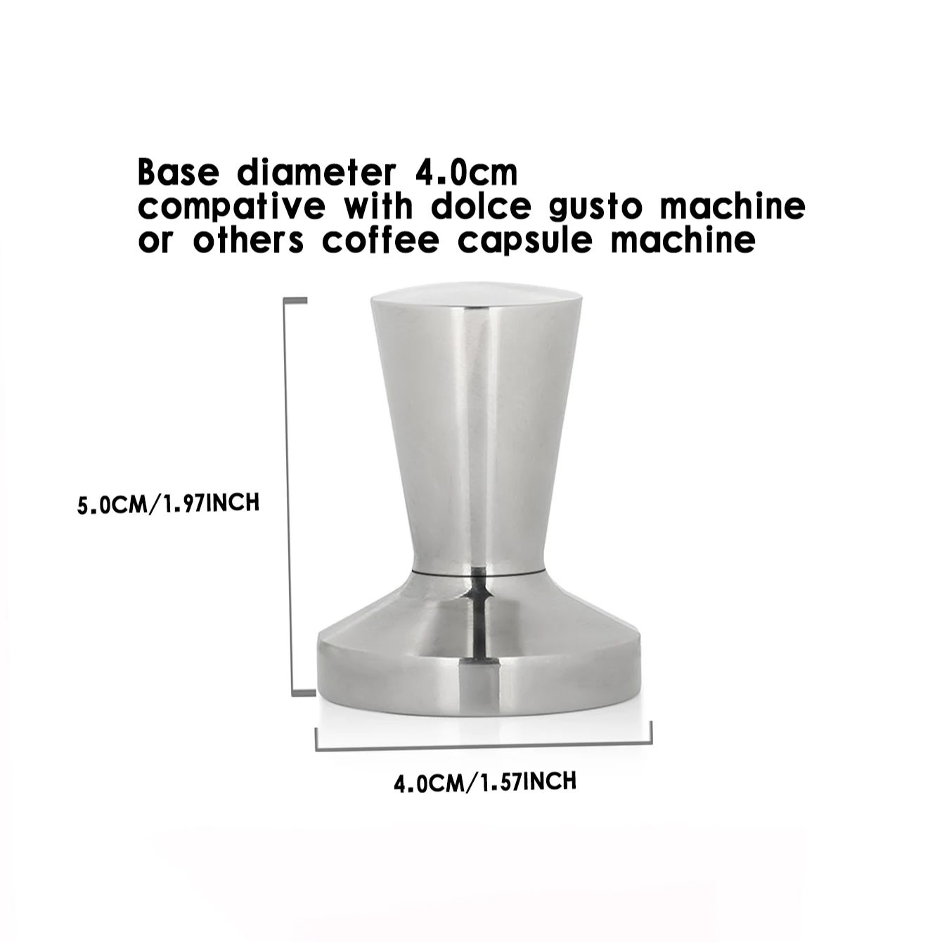 ステンレス鋼スマートドルチェグストコーヒータンパー 40 ミ - Coffee Equipment Brands のレビューと価格