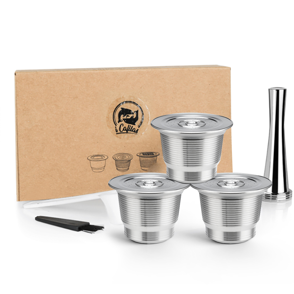 ネスプレッソ再利用可能なコーヒーカプセルステンレス鋼詰め替え - Coffee Equipment Wholesale のレビューと価格