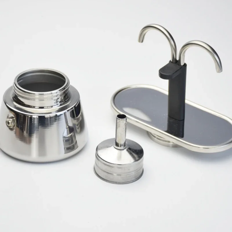 ステンレス鋼のミニ鍋,二重管,イタリアのコーヒーメーカー,家 - Coffee Equipment Brands のレビューと価格