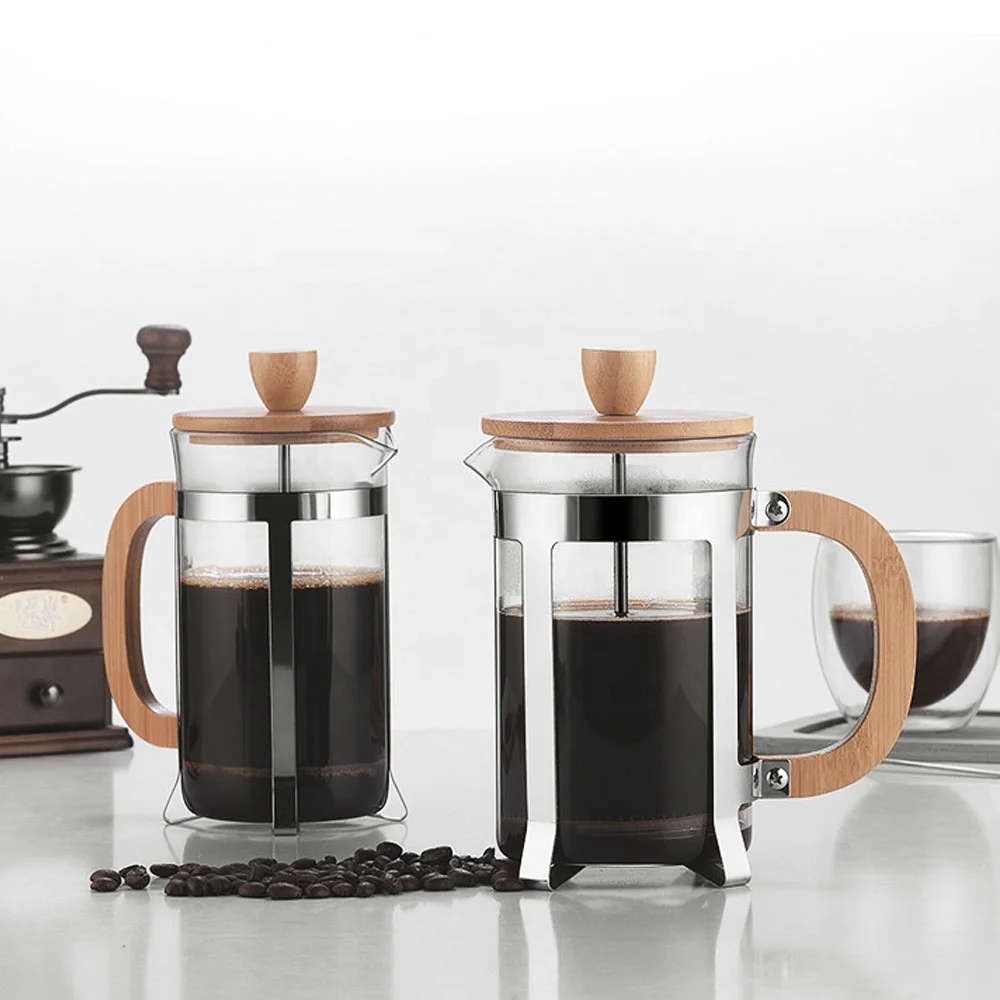 350/600mlステンレス製プレス式ポット 食品グレード  - Coffee Equipment Camping のレビューと価格
