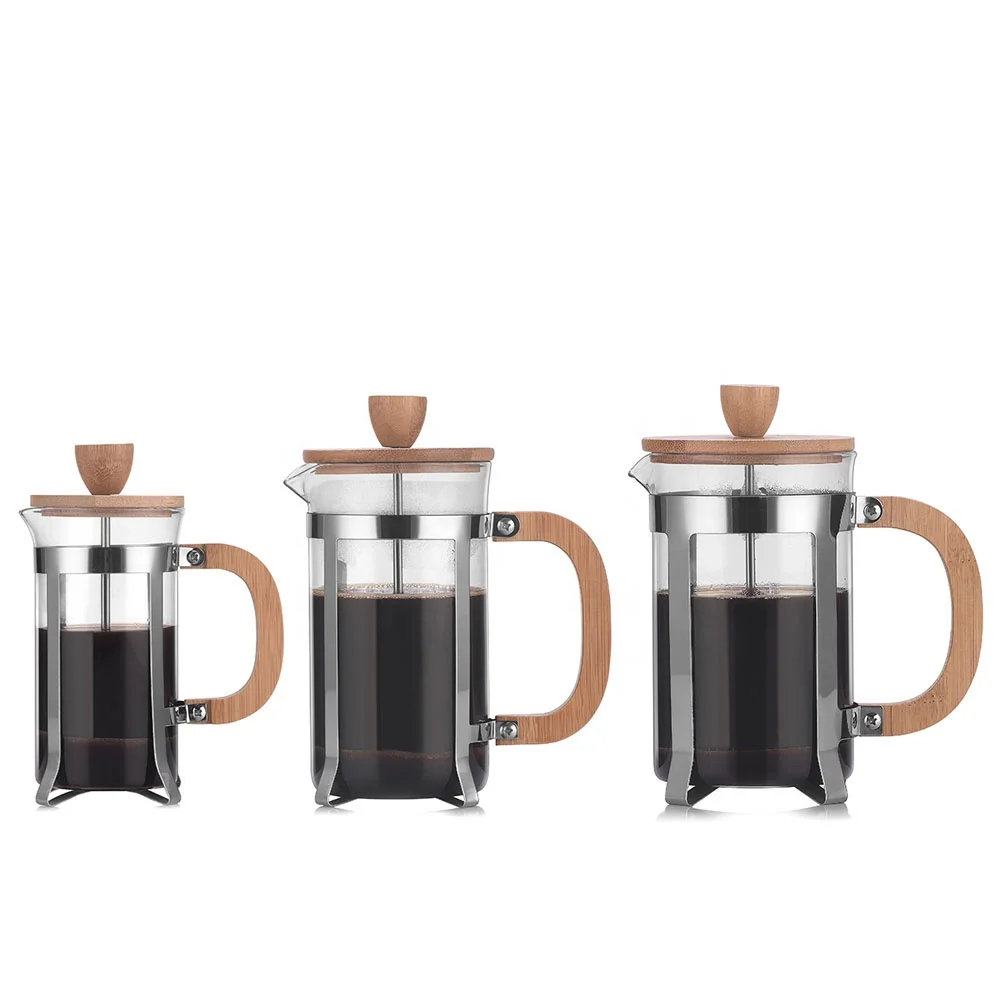 350/600mlステンレス製プレス式ポット 食品グレード  - Coffee Equipment Camping のレビューと価格