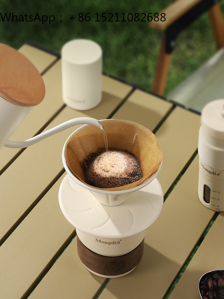 LLY 手淹れコーヒーポットセット アウトドアキャンプ用コー - Coffee Equipment Gift のレビューと価格