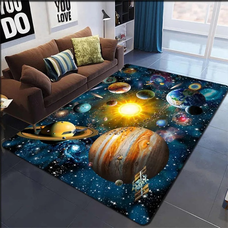VIKAMA 漫画惑星クリスタルベルベットカーペット大サイズ - Coffee Equipment At Home のレビューと価格
