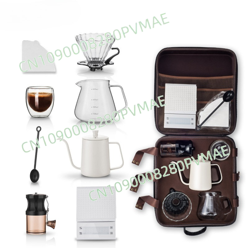 手淹れコーヒーセット アウトドアキャンプコーヒー器具 フルセ - Coffee Equipment Gift のレビューと価格