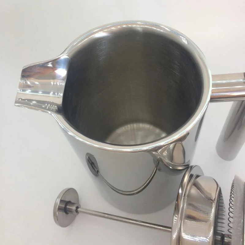 二重壁断熱コーヒーポットフィルター耐熱フレンチプレスコーヒー - Coffee Equipment Camping のレビューと価格