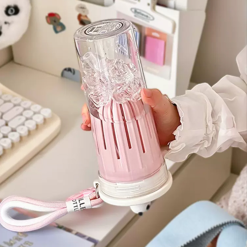 女性用フィルター付きウォーターボトル,かわいい桜とパンダのト - Coffee Equipment Gift のレビューと価格