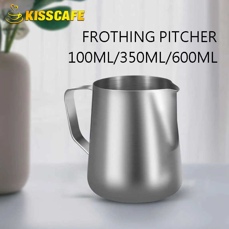 ミルク泡立て器ジャグステンレス鋼容器 100 ミリリットル  - Coffee Equipment Wholesale のレビューと価格