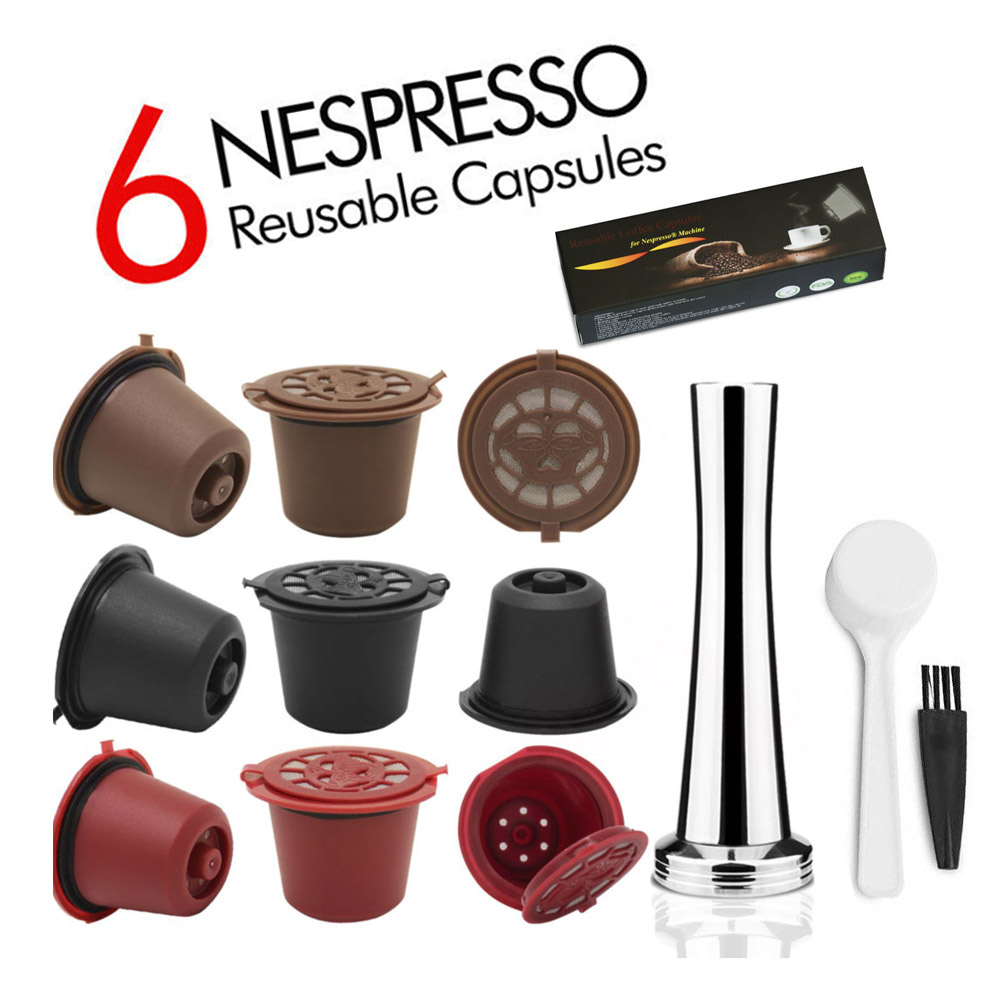 ネスプレッソマシン用再利用可能なコーヒーカプセル、ステンレス - Coffee Equipment Brands のレビューと価格