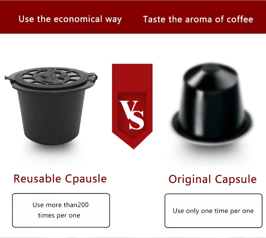 ネスプレッソマシン用再利用可能なコーヒーカプセル、ステンレス - Coffee Equipment Brands のレビューと価格