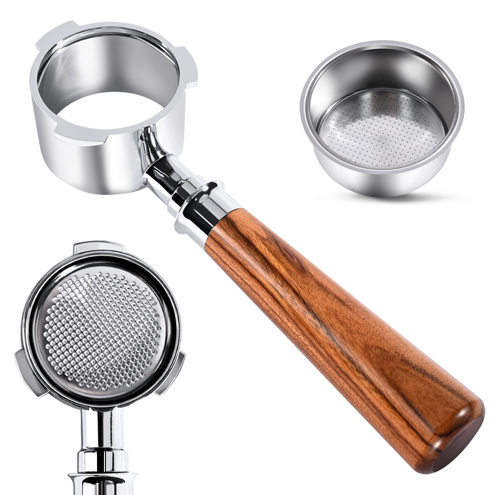 51 ミリメートルコーヒー底なしポルタフィルターとフィルター - Coffee Equipment Brands のレビューと価格