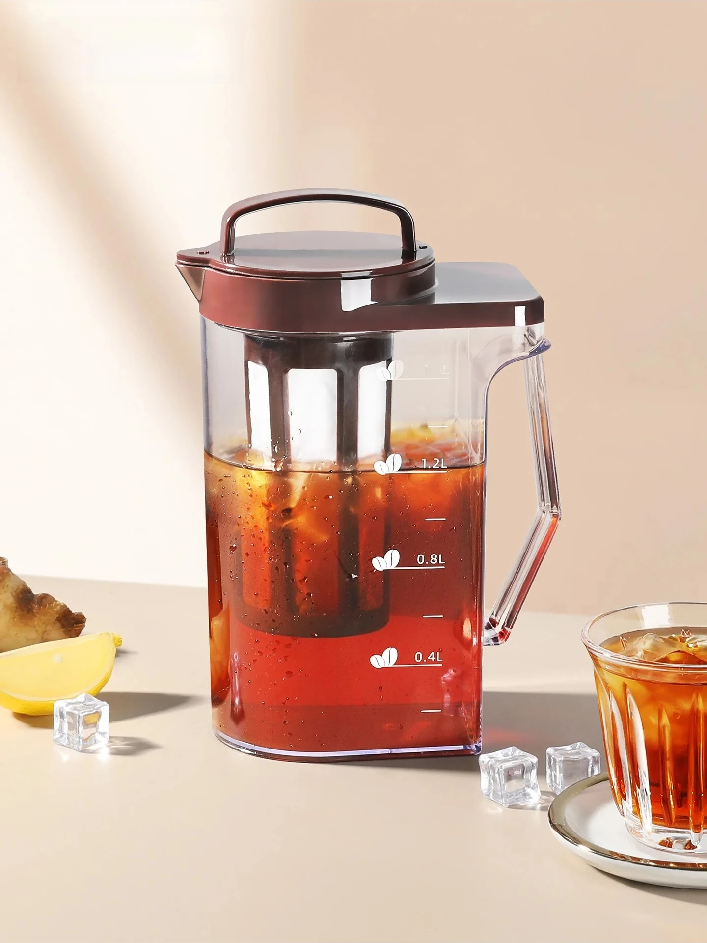 大容量プラスチック製コールドブリューコーヒーポット、アイステ - Coffee Equipment のレビューと価格